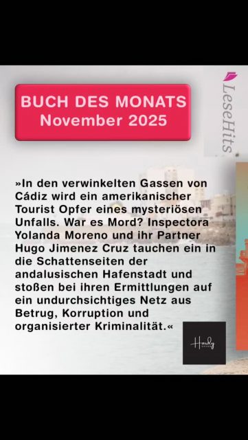 #gaditanos_roman #lesehits #hardysauer 
GADITANOS -  Krimi des Monats November auf Lesehits.de